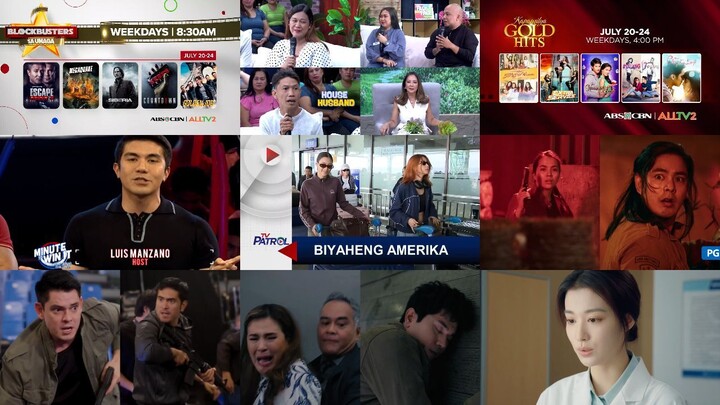 ABS-CBN sa ALLTV2 Commercial Break July 22, 2026 (Wednesday) Sigabo, Blood VS Duty, The Alibi, FWOMH