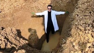 自制2.2米深人工沼泽