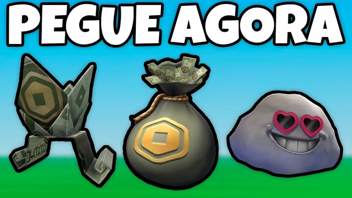 3 NOVOS ITENS GRÁTIS PARA VOCÊ PEGAR AGORA NO ROBLOX