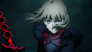 SABER ALTER VS RIDER FULL FIGHT - FATE HEAVEN'S FEEL III