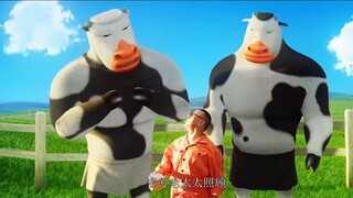 Strange painting style! Jiang Wen's first animated short film "Master Rabbit Comes Home" is official