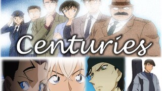 [ Detective Conan / Police Group Portrait / Undercover Group Portrait / High Burning / Mixed Cut]Cen