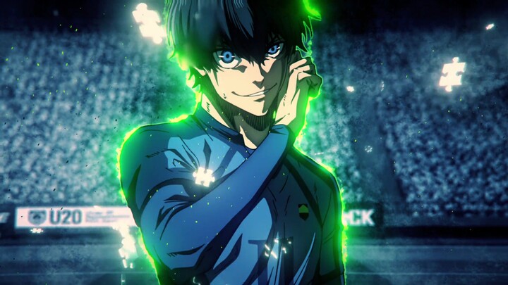 Anime Blu lock MC ini sangat keras untuk pantang menyerah demi menang🔥😱( Lycris x AMV) #
