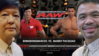 MANNY PACQUIAO vs BONG BONG MARCOS | WWE 2K22
