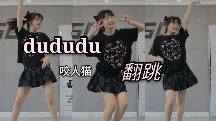 咬人猫dududu全曲翻跳！舞渣进击！鱼干冲冲冲！