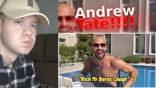 Andrew Tate Funny Moments | Water challenge Reaction