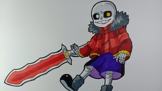How To Draw V S SANS Cách vẽ Sans Siêu Ngầu