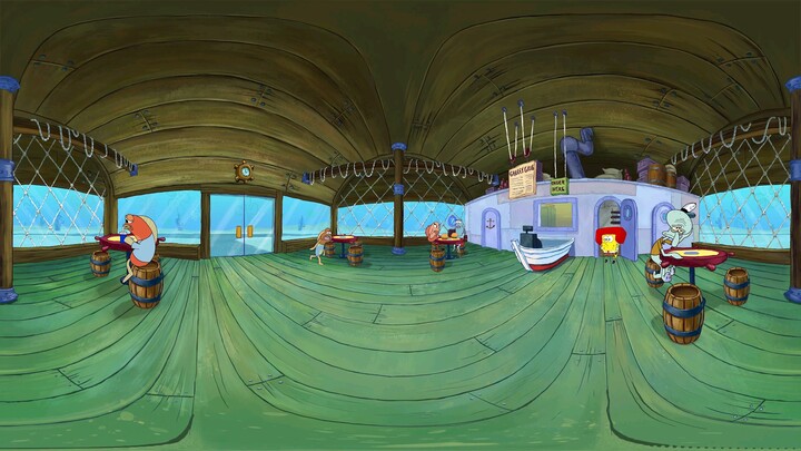 SpongeBob SquarePants 3D Panoramic Animation