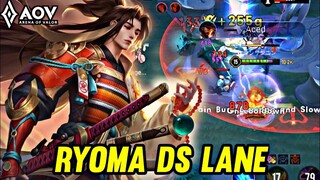 AOV : RYOMA GAMEPLAY | IN DS LANE - ARENA OF VALOR LIÊNQUÂNMOBILE ROV