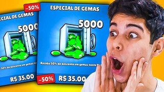 COMPREI A NOVA OFERTA DE GEMAS PRA GIRAR A MELHOR ROLETA DO STUMBLE GUYS!