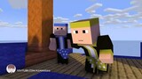 Upin & Ipin Air Kolah, Air Laut 5 (Minecraft Animation)
