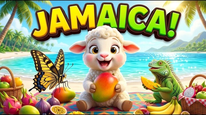 O Piquenique das Frutas Tropicais! 🇯🇲 _ Desenho Infantil & Músicas para Crianç