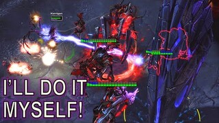 Can Kerrigan beat Scythe of Amon by herself? | Starcraft II: Co-Op