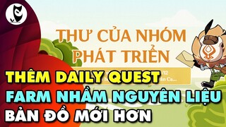 Q&A Mihoyo 2.4| Thêm Nhiệm Vụ Hàng Ngày | Farm Nhầm Nguyên Liệu | Map Được Tối Ưu | Mất Đồ Khi Co-op