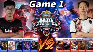 WORK vs LPE [Game 1 best of 3] | MPL-PH S7 Week 7 Day 3 | MLBB