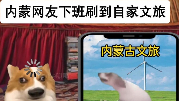"Inner Mongolian netizens found their own cultural tourism site after get off work"