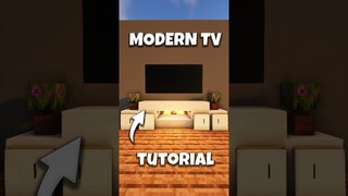📺 Modern TV Design Minecraft