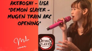 Akeboshi - LiSA "Demon Slayer - Mugen Train Arc Opening" (Mila cover) #JPOPENT
