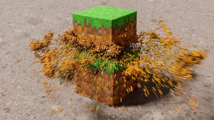 If "Minecraft" is made of MM chocolate beans