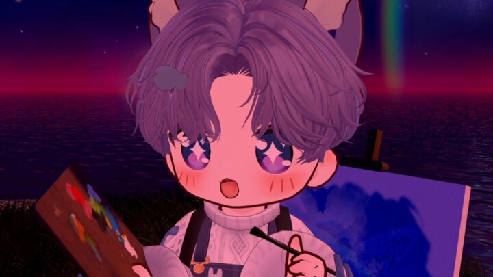 [VRC Qi Yu Sleep Aid] Xiao Yu Draws for Her Big Sister