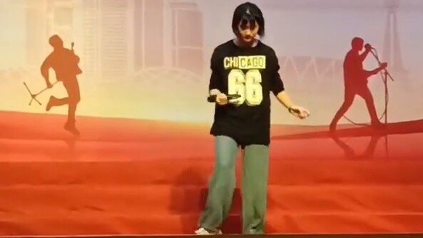 When I sang jazz on the clock in the top ten singers on campus and took the first place?