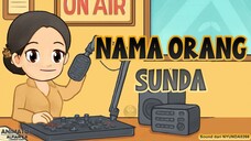 NAMA ORANG SUNDA
