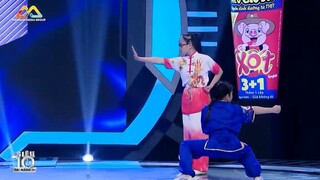 Siêu Nhí Wushu 'THẦN THÁI NGẤT TRỜI' khiến Trấn Thành, Hari Won khen không ngớt