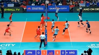 MEN'S VNL2022 JAPAN VS ARGENTINA WEEK2