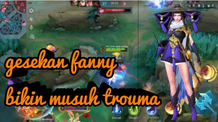gesekan fanny mematikan
