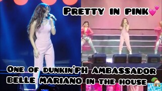 ONE OF THE DUNKIN’ PH AMBASSADOR BELLE MARIANO IN THE HOUSE 🏠 #PRETTYINPINK💕