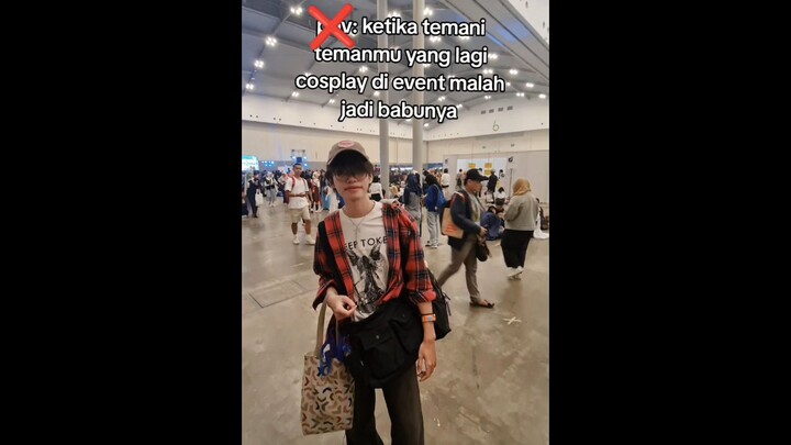 tag babu kesayangan mu itu #cosplay #cos #event #eventjejepangan #pov #wibu #cosplayer #merch #anime