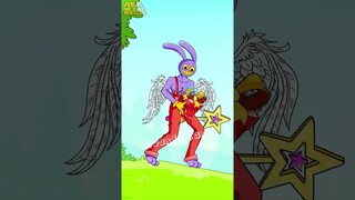 KETIKA POMNI BUANG SAMPAH VS SKIBIDI JADI APA ⁉️ #skibiditoilet #pomni #sakura #funny #viral