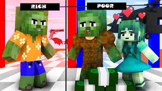 Monster School: Money Run Challenge - Baby Zombie Sad Story | Minecraft Animation