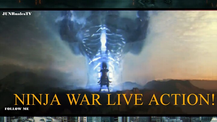 NINJA WAR LIVE ACTION!! MADARA VS 1000 NINJAS 2024