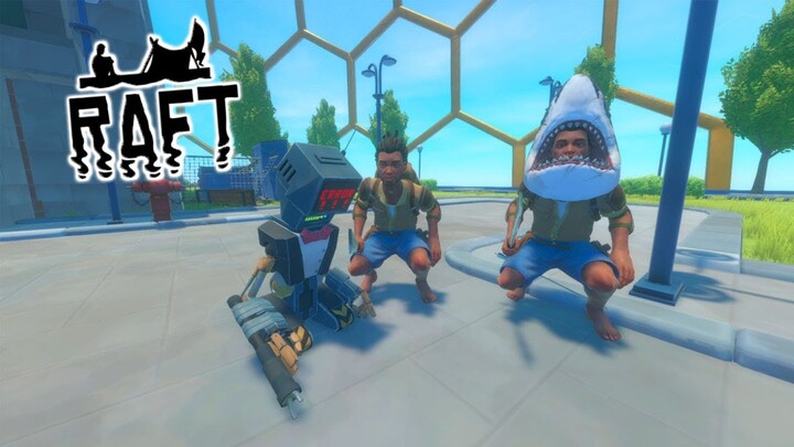 MEMECAHKAN PUZZLE UNTUK MEMASUKI TANGAROA dan MELAWAN PARA ROBOT!!  #18 |RAFT INDONESIA|