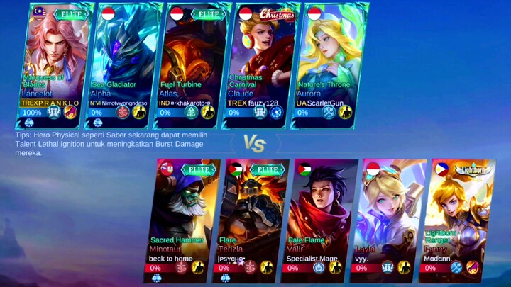 PERTARUNGAN SENGIT LANCE VS FANNY