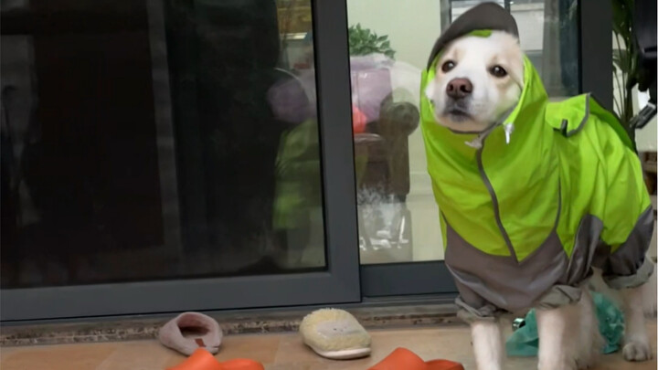 ทุกครั้งที่ใส่เสื้อกันฝนก็จะถูกปิดผนึก