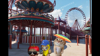 Petualangan di Taman Bermain Banana Cat