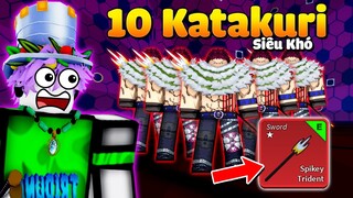 Tôi Cố Gắng "Đánh Bại" 10 BOSS KATAKURI Trong 24H Blox Fruit Lấy SPIKEY TRIDENT Và...