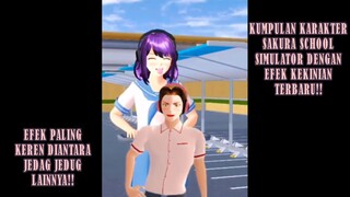 KUMPULAN KARAKTER SAKURA SCHOOL DENGAN EFEK JEDAG JEDER KEKINIAN TERBARU!! KEREN ABIS!!