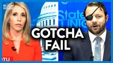 Watch Host's Reaction When Her Gotcha Trap Blows Up In Her Face | DM CLIPS | Rubin Report