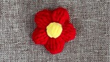 [DIY] A Tiny Flower | Wool Knitting