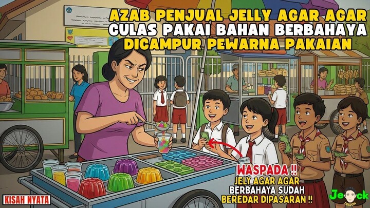 AZAB PENJUAL JELLY AGAR AGAR CULAS PAKAI BAHAN BERBAHAYA DICAMPUR PEWARNA PAKAIAN