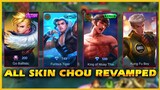 ALL SKIN CHOU REVAMPED - Mobile Legends Bang Bang