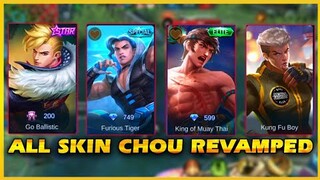 ALL SKIN CHOU REVAMPED - Mobile Legends Bang Bang