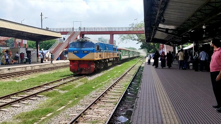 Narsingdi Railway Station, Dhaka, Bangladesh.