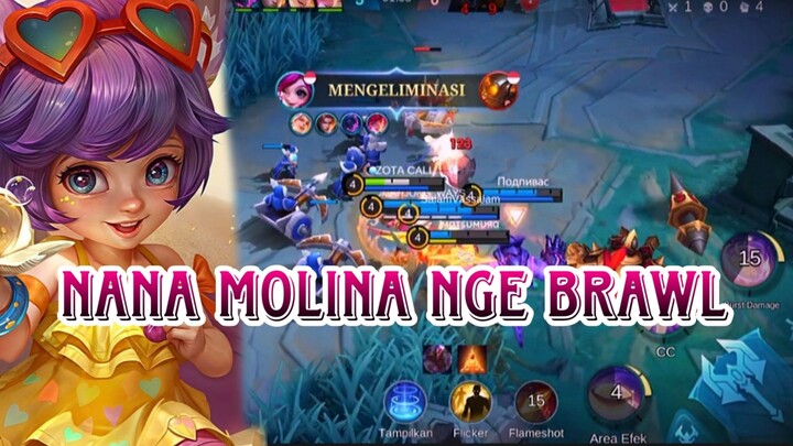 NANA MOLINA NGE BRAWL