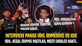 Udil Panas Balas Taunting Rippo: Kesal, Mesti dibales ! Interview Homebois vs KGE MPL MY S13 Playoff