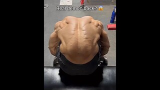 Real Demon 😈 Back Workout 💪 #shorts