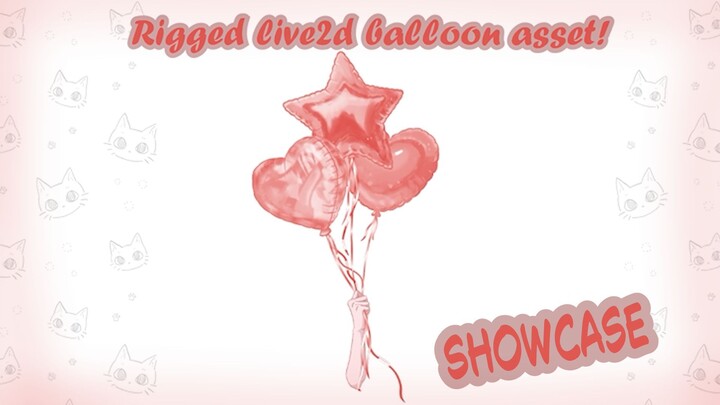 Rigged Balloon VTuber Asset Showcase (How to Fit to Your Model)
